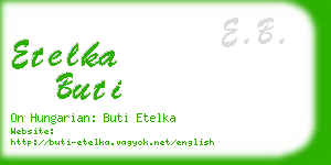 etelka buti business card